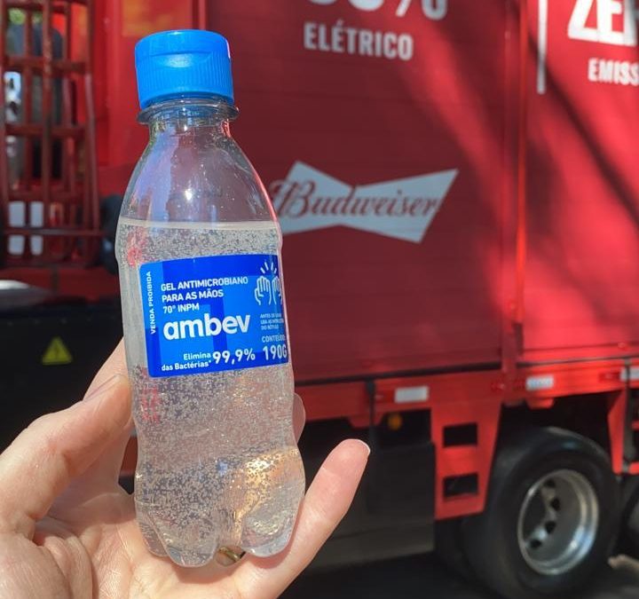 COVID-19: Rede pública de saúde de Santa Catarina receberá doação de álcool em gel da Ambev