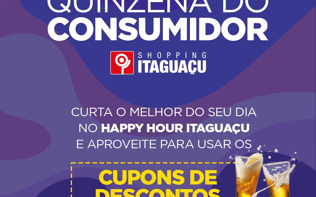 Quinzena do Consumidor com até 70% de desconto no Shopping Itaguaçu