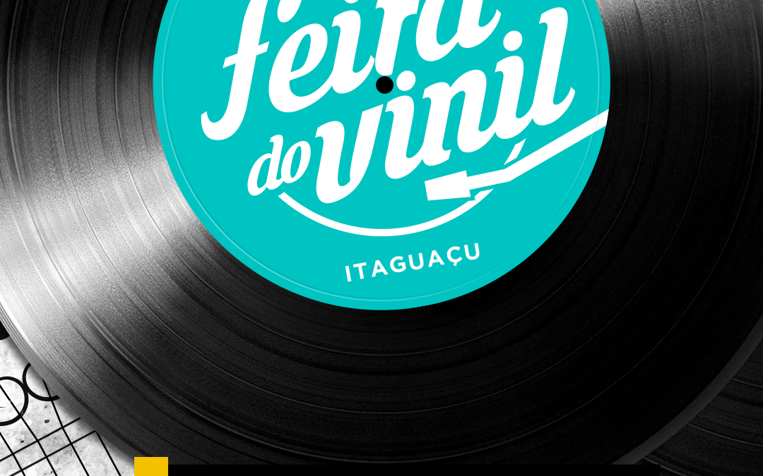 Feira do vinil oferece discos clássicos e itens de colecionadores no Shopping Itaguaçu